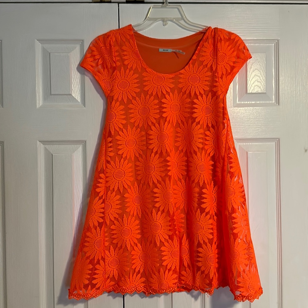 Kimchi Blue floral dress orange size S